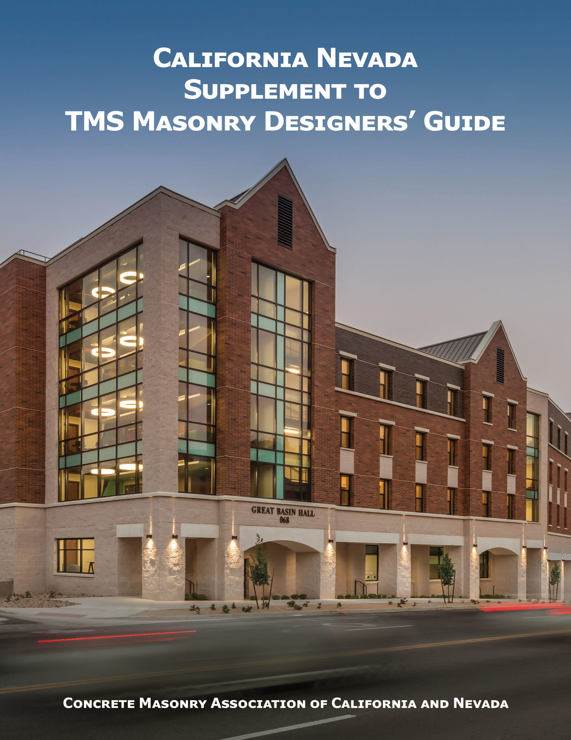 California Nevada Supplement to TMS Masonry Designers’ Guide